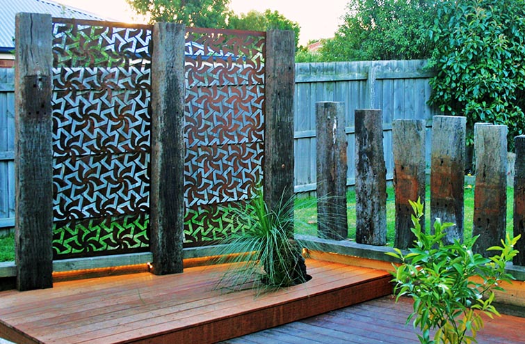Garden Screens By Be Metal, Metal Garden Panels Melbourne